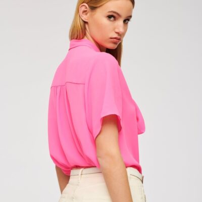 Weill Blouse Lavalliere A Manches Courtes |  Tops & Chemises