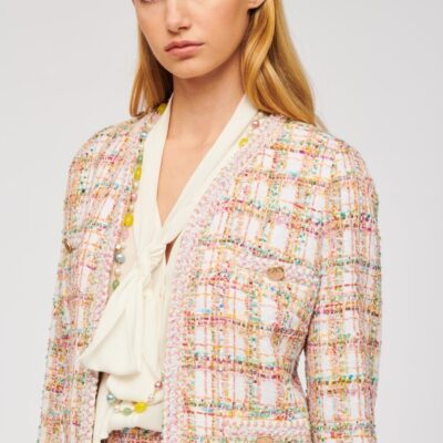 Weill Veste En Tweed Pastel |  Vestes & Manteaux