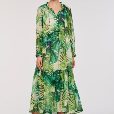 Weill Robe Longue Imprimee Tropical |  Robes