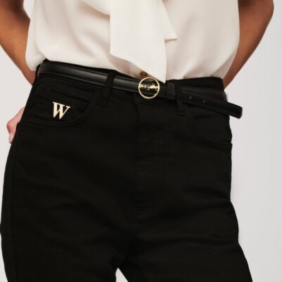 Weill Ceinture En Cuir Et Boucle Caleche Noire |  Accessoires